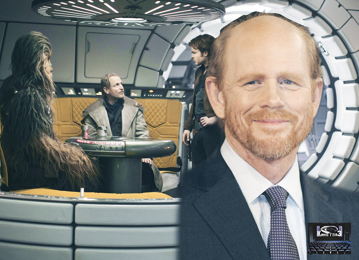 Кадр из фильма "Соло" и режиссёр Рон Ховард.