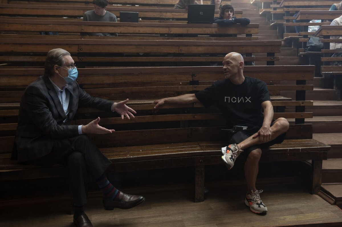 Кадр со съемок серила "Псих", Яндекс Картинки