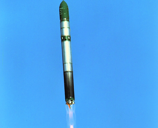 "Сатана" в полёте. Фото из Яндекс-коллекции