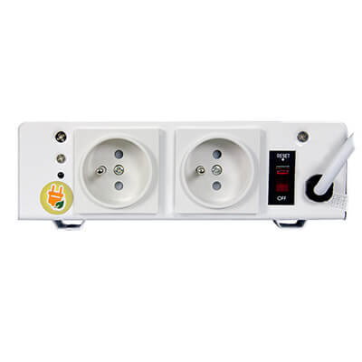 Стабилизатор напряжения однофазный с 2 евро розетками