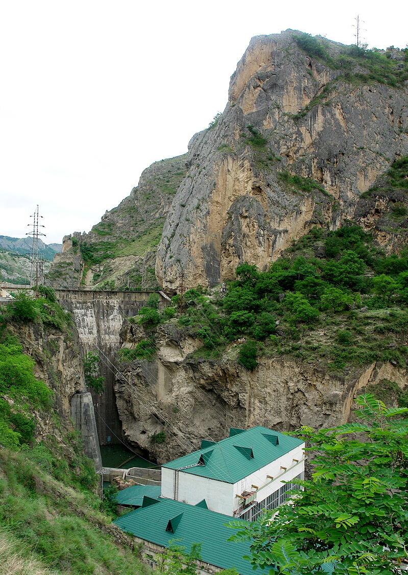 Гунибская ГЭС водохранилище