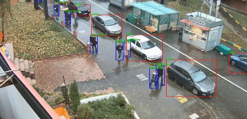 Системы видеоаналитики позволяют распознать объекты, людей и в случае совершения преступлений подать сигнал реагирования на центральный пульт наблюдения.