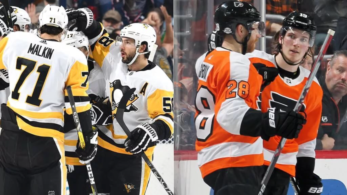 ПИТ - ФИЛ. Стартовый матч нового сезона НХЛ.