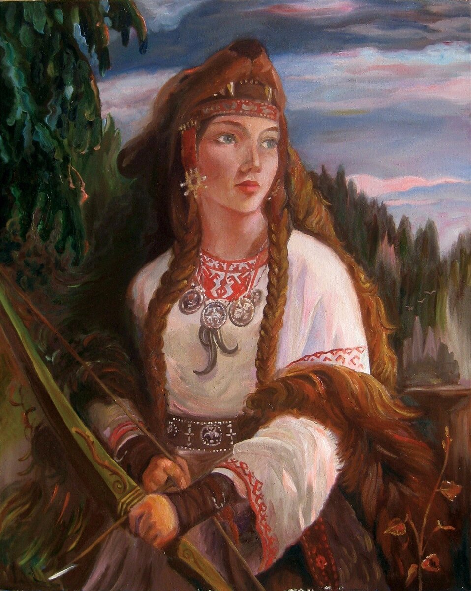 Славянская богиня охоты Зевана