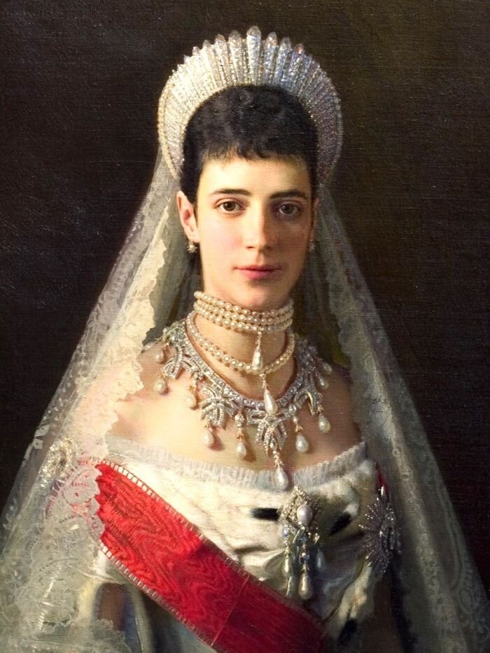 Княгиня Мария Федоровна в Tiare Russe