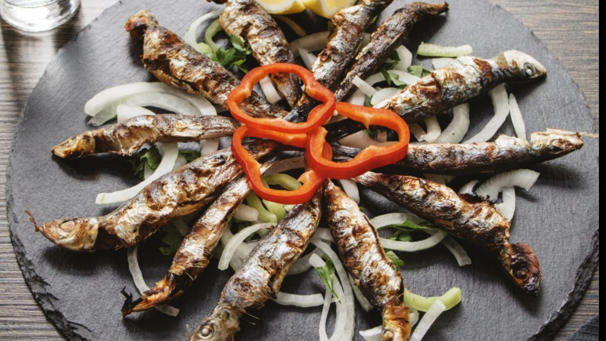 Жаренные сардины