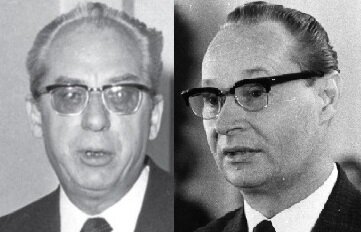 Милош Хладик и Александр Дубчек