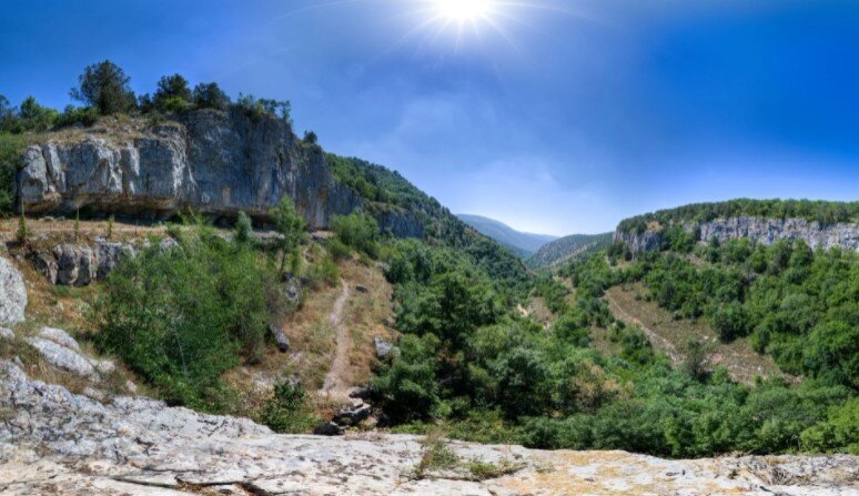 Узунджинский каньон. Крым