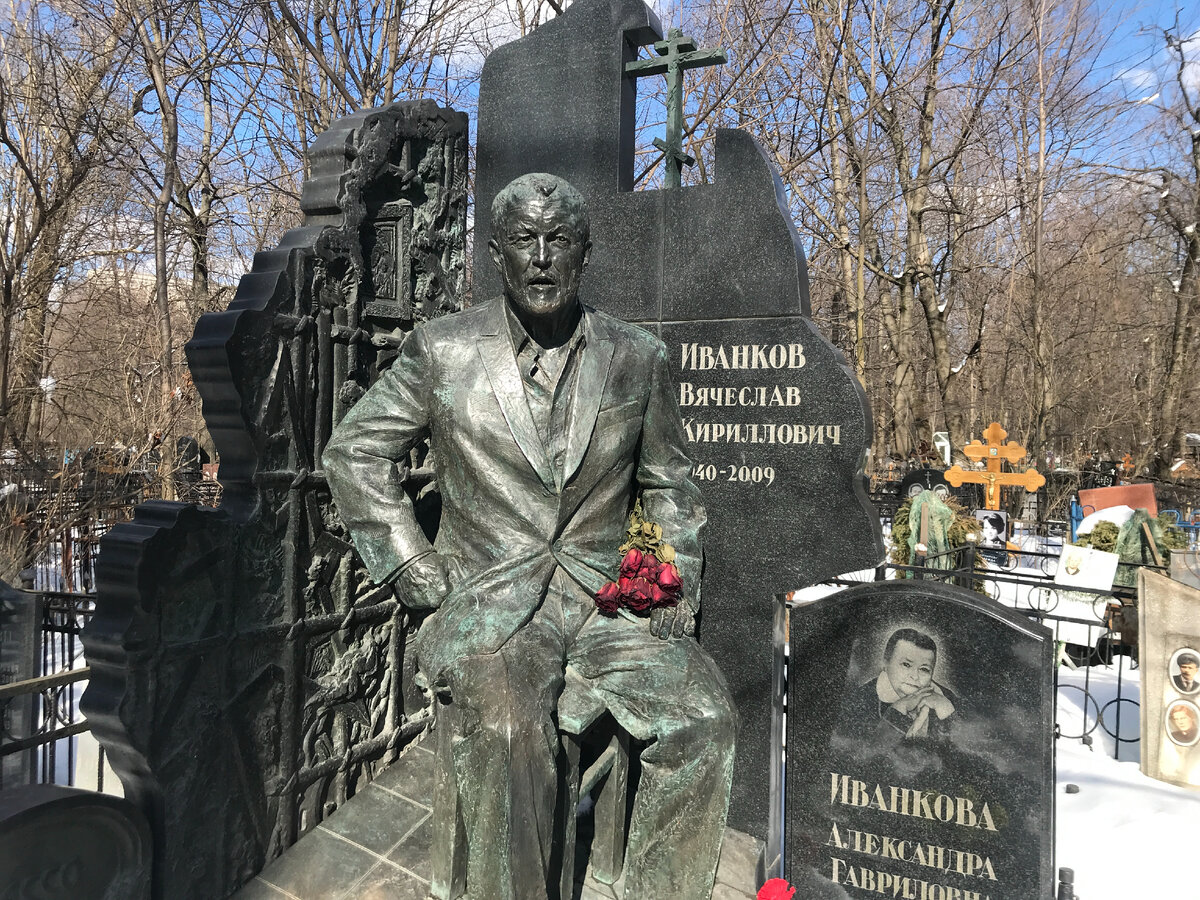 Могила виталия соломина на ваганьковском кладбище фото