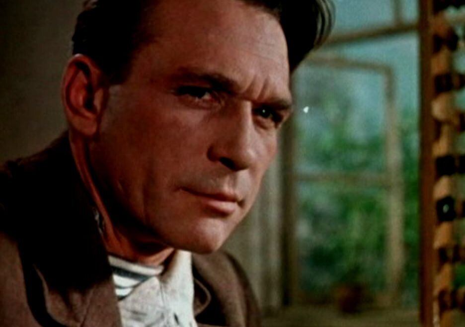 Петр Чернов в картине "Поднятая целина". Фрагмент из фильма