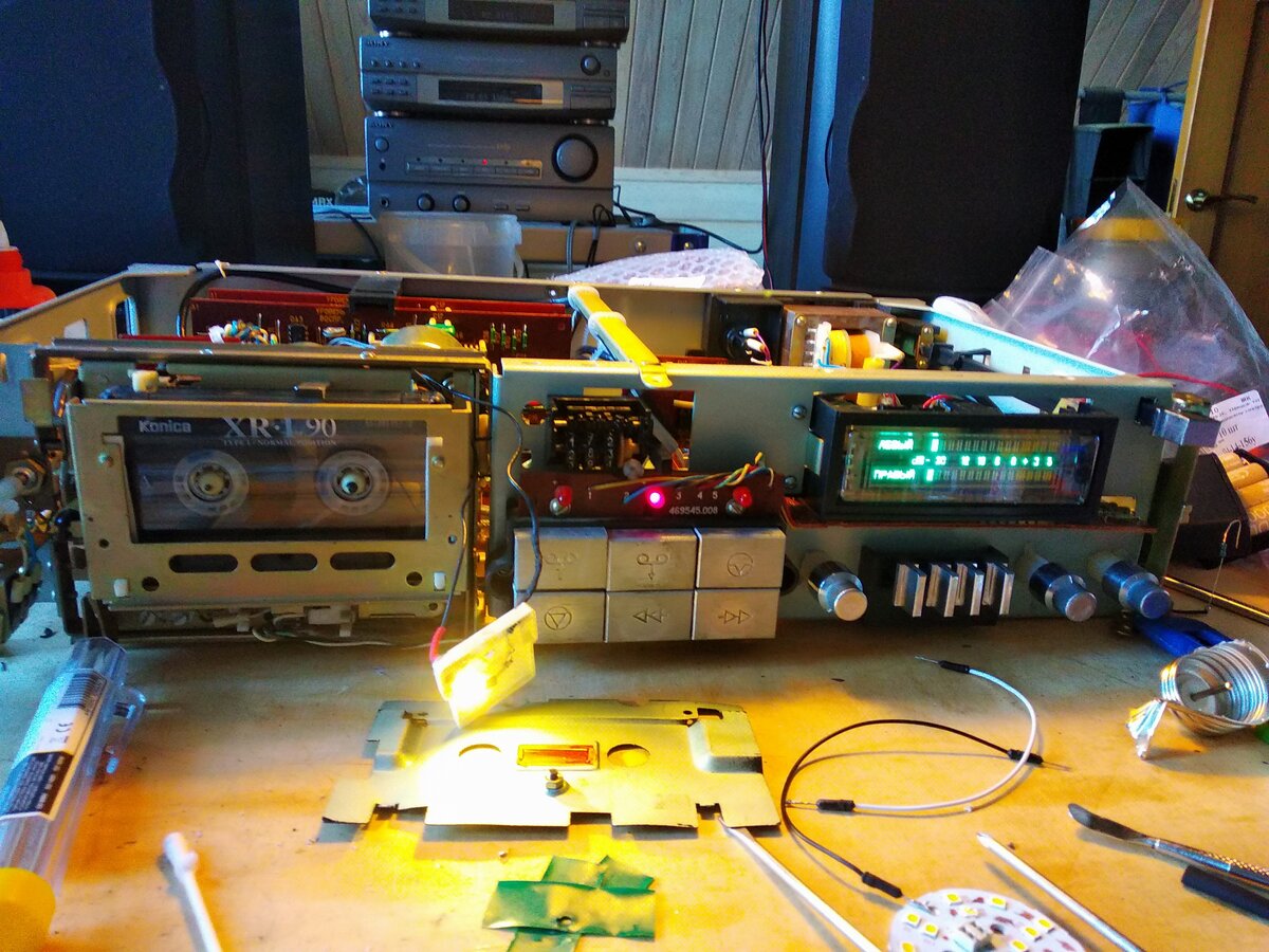 Кассетная дека Яуза-221-1С не воспроизводит сигнал с 16 кГц