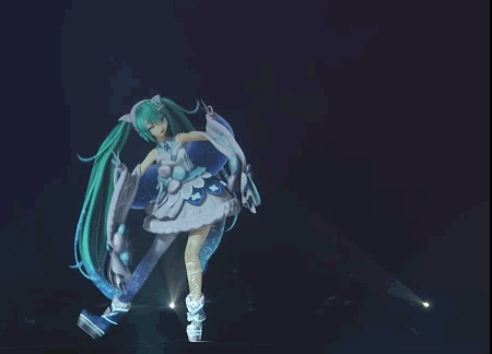  Хатсуне Мику на концерте