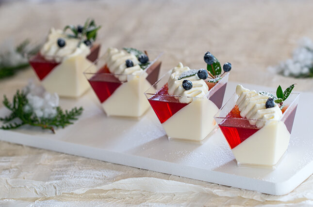 Желе с ягодами 