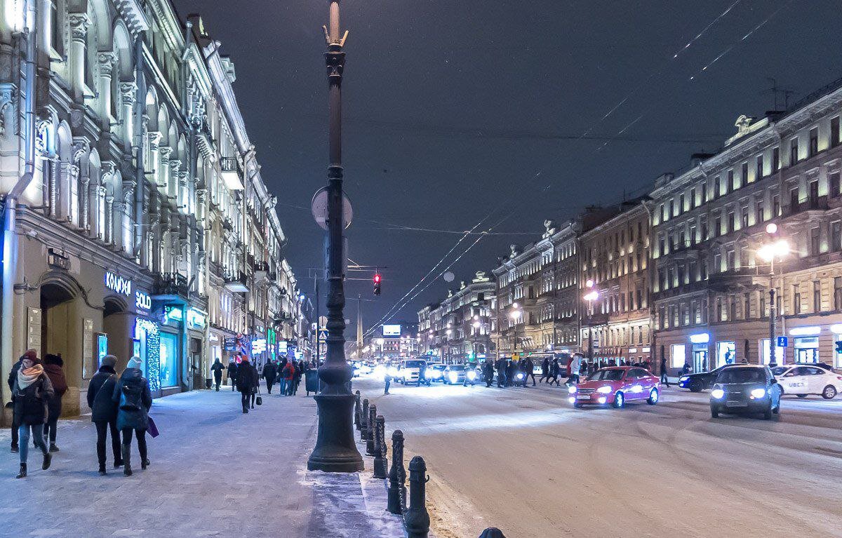 Улицы санкт петербурга зимой