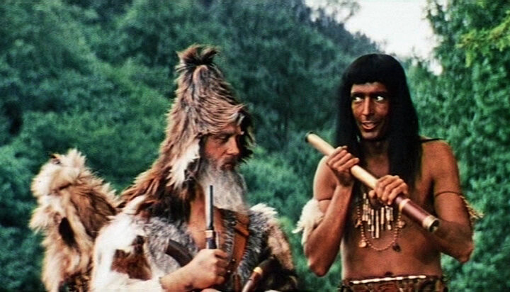 Кадр из фильма «Жизнь и удивительные приключения Робинзона Крузо» (1972). Все скриншоты сделаны специально для статьи