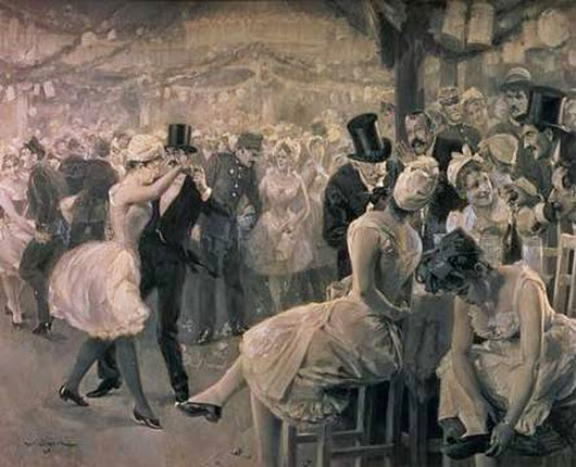 бал прачек на иллюстрации В.Гаузе