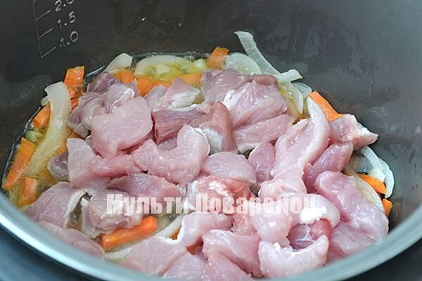 Бефстроганов из свинины в мультиварке — рецепт с фото пошагово