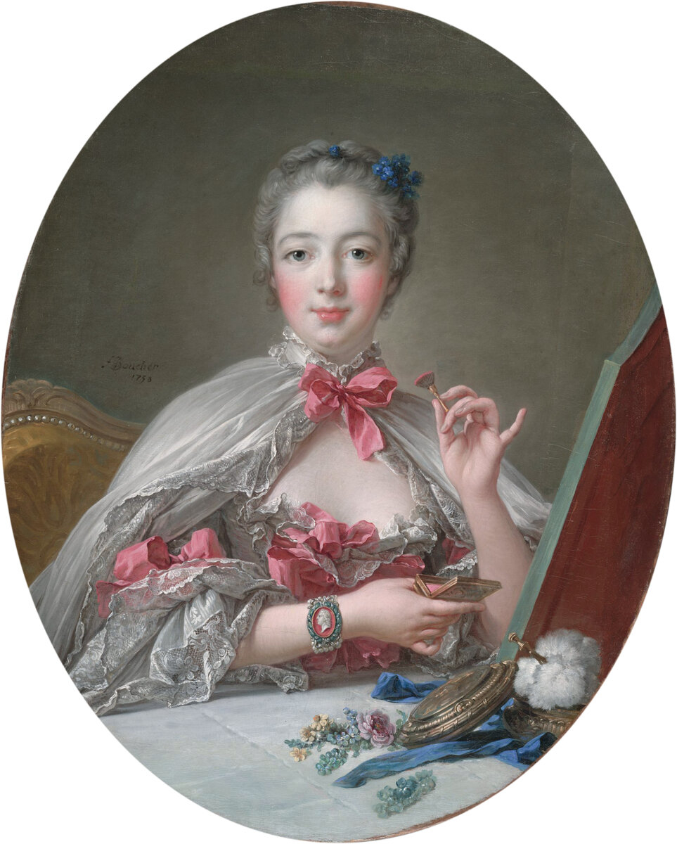 Франсуа Буше. Мадам де Помпадур за туалетом. 1758. Художественный музей Фогга, США