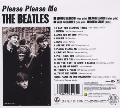 Обложка альбома The Beatles «Please Please Me»
