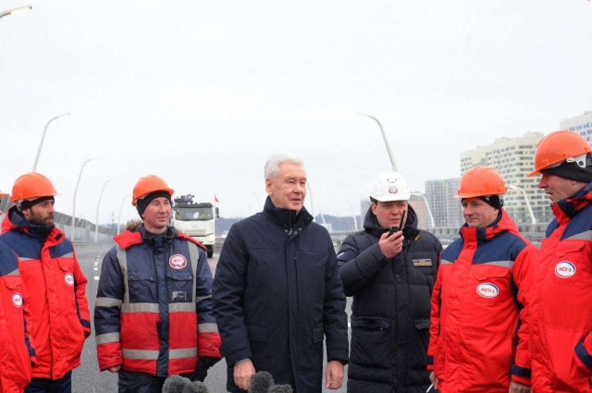    Собянин открыл участок Московского скоростного диаметра за пределами МКАД