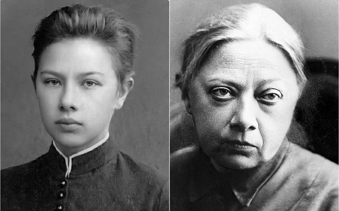Надежда Крупская в 1897 и в 1933 годах/ © kulturologia.ru