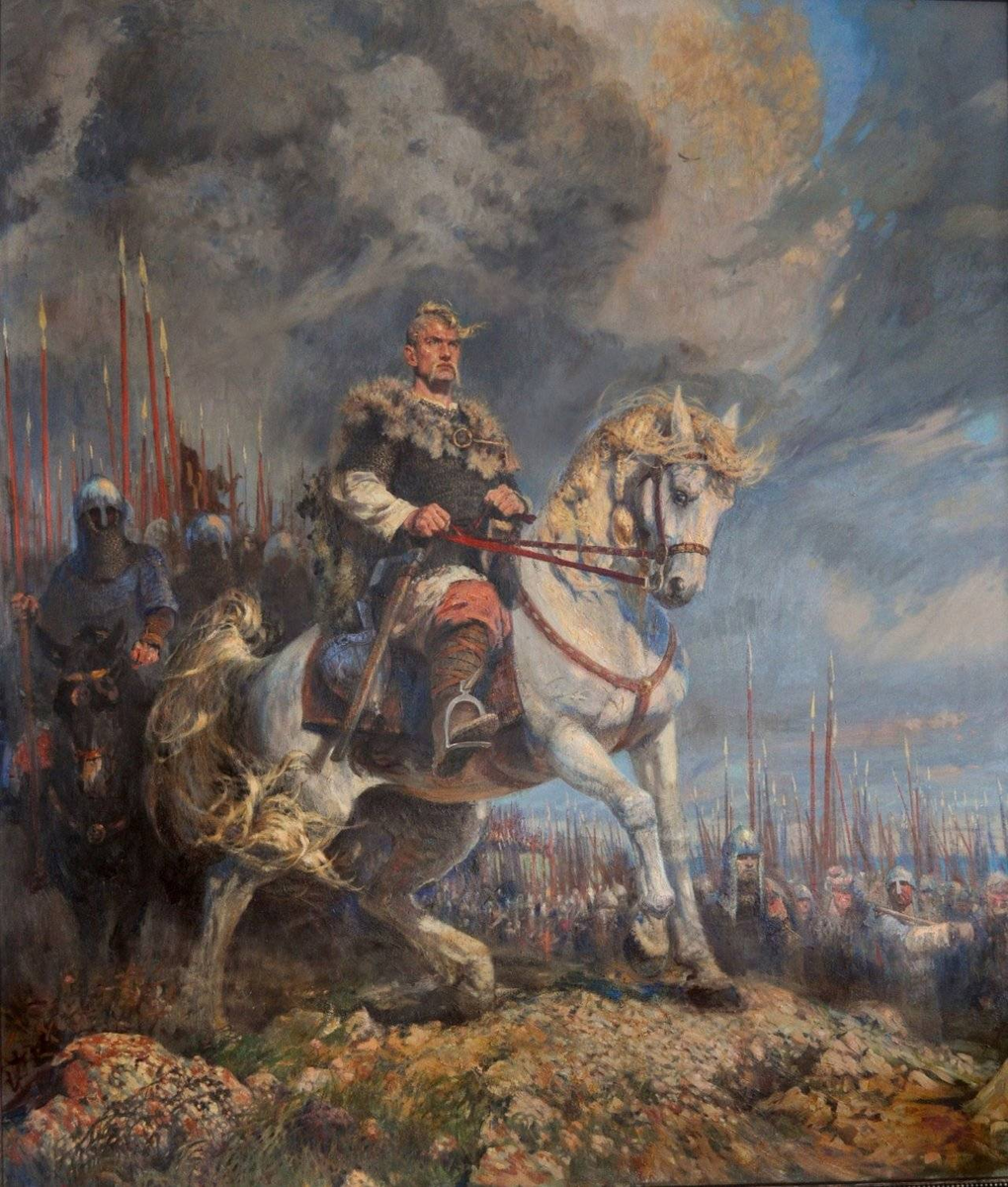 Князь Святослав. Худ. В. Киреев. Украинские националисты считают его исконным «украинцем» фото взято из свободных источников