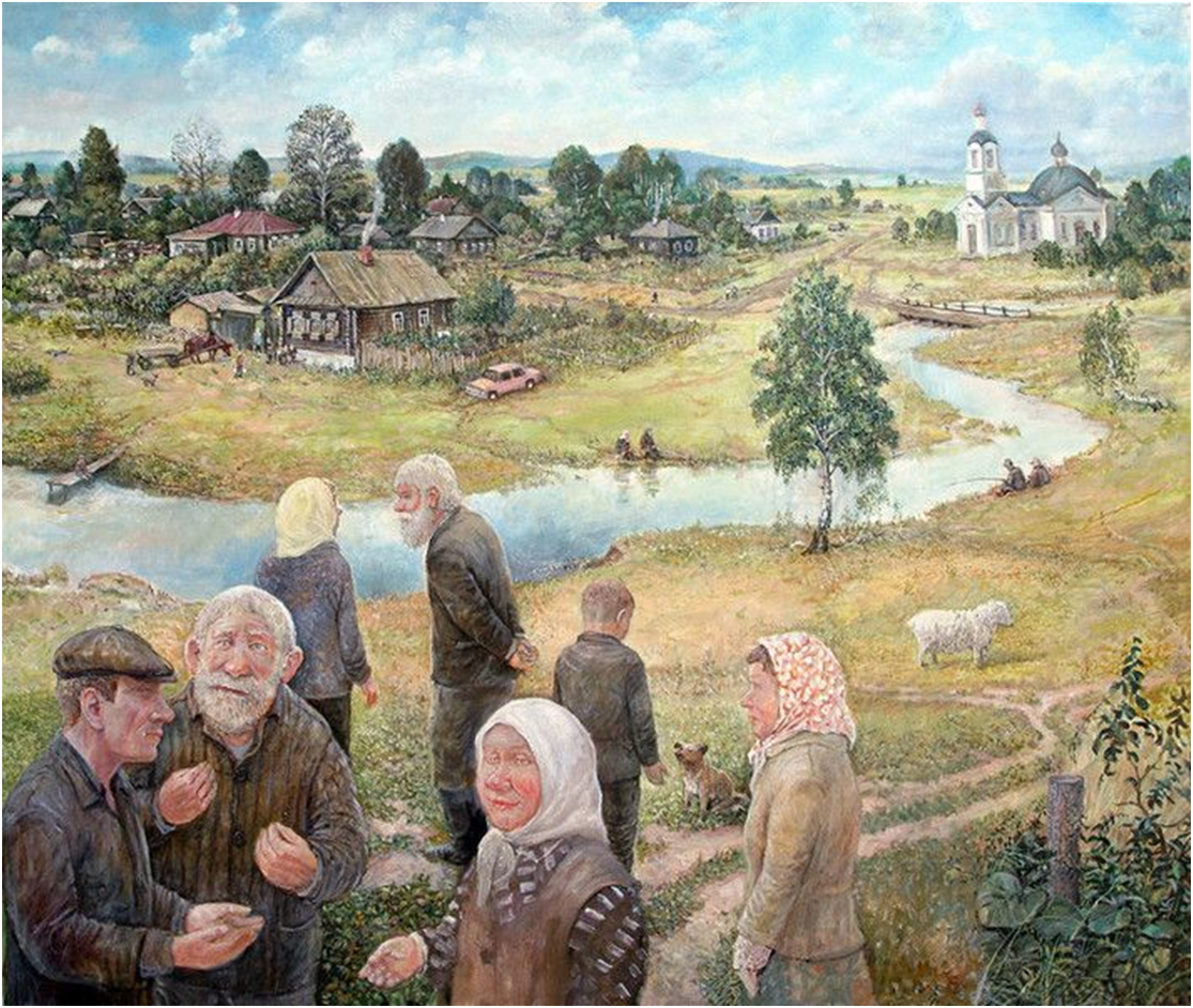 Картина художника Леонида Баранова