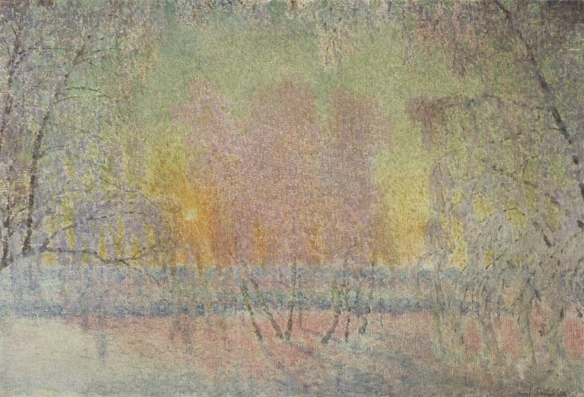 Сказка инея и восходящего солнца. Игорь Эммануилович Грабарь, 1908