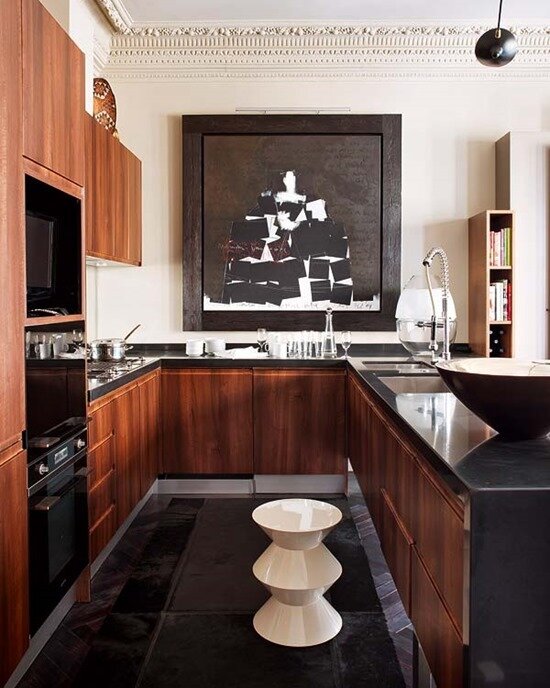 Кухня шоколадного цвета —лучшие фото современного дизайна
