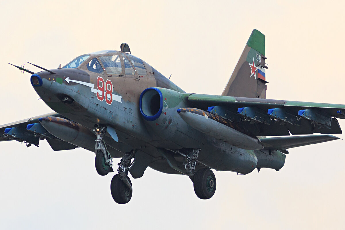 Су-25 в ливрее 18го авиаполка "Нормандия-Неман"