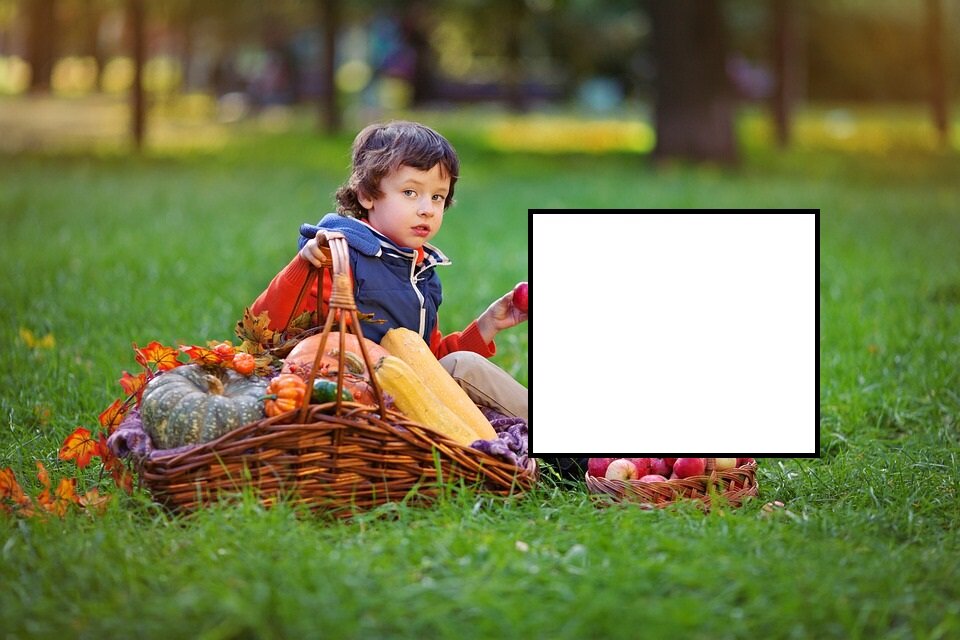 Мальчик, фрукты, овощи и... что еще?