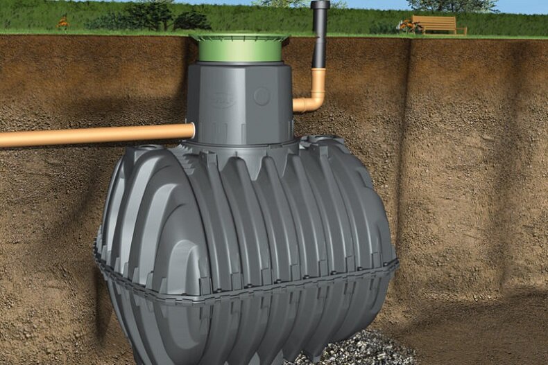 Установка резервуара на основание
