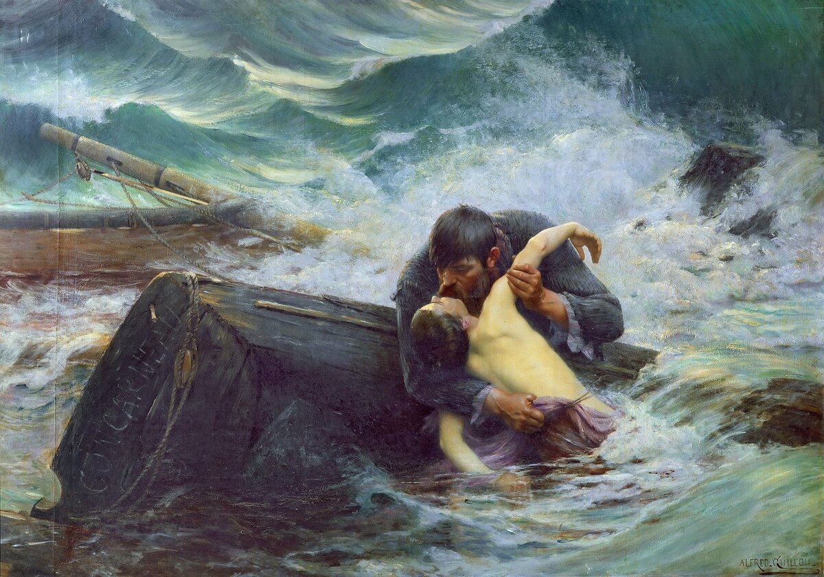 Альфред Гийу (1844-1926). Художник Alfred Guillou. Альфред Гийу картины. Альфред Гийу прощание.