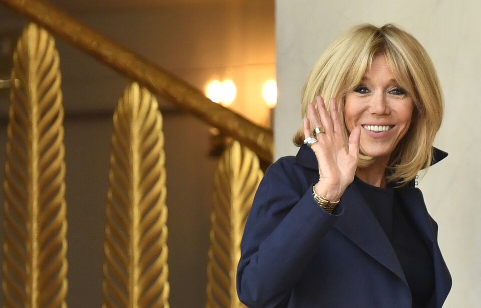 Бриджит Макрон, жена президента Франции Эммануэля Макрона