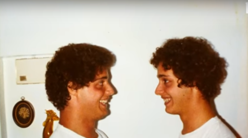 20 июня близнецы. Три одинаковых незнакомца. Бобби Шафран Эдди Галланд и Дэвид Келлман.