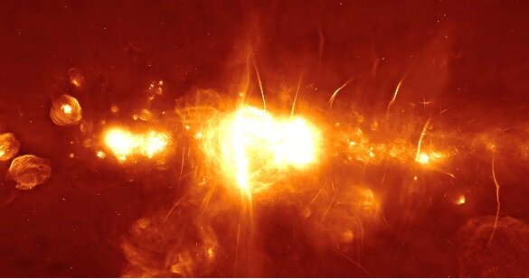 Панорама Чёрной дыры в центре Галактики