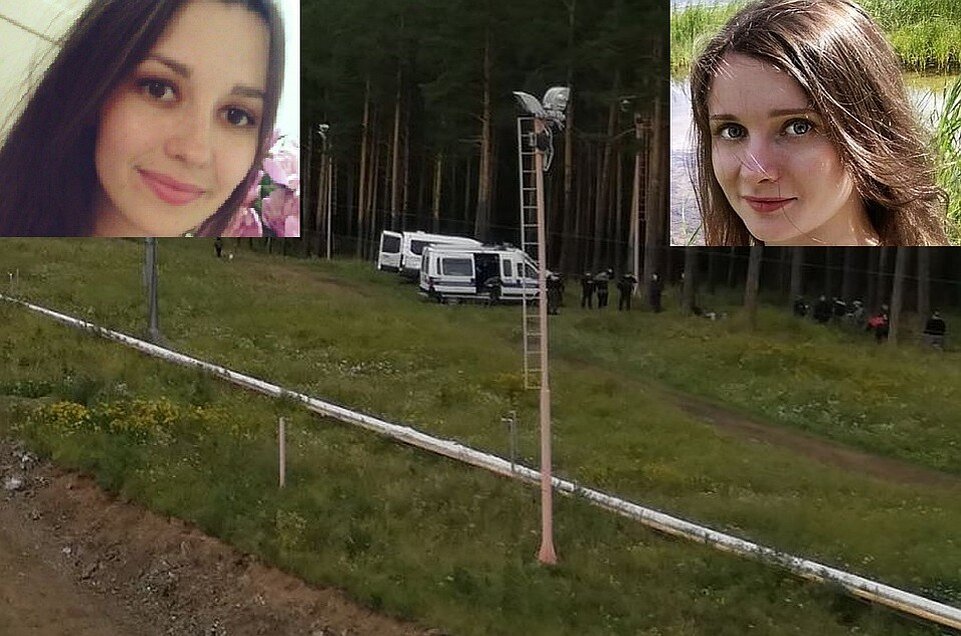 Фото с места убийства девушек в Уктусе