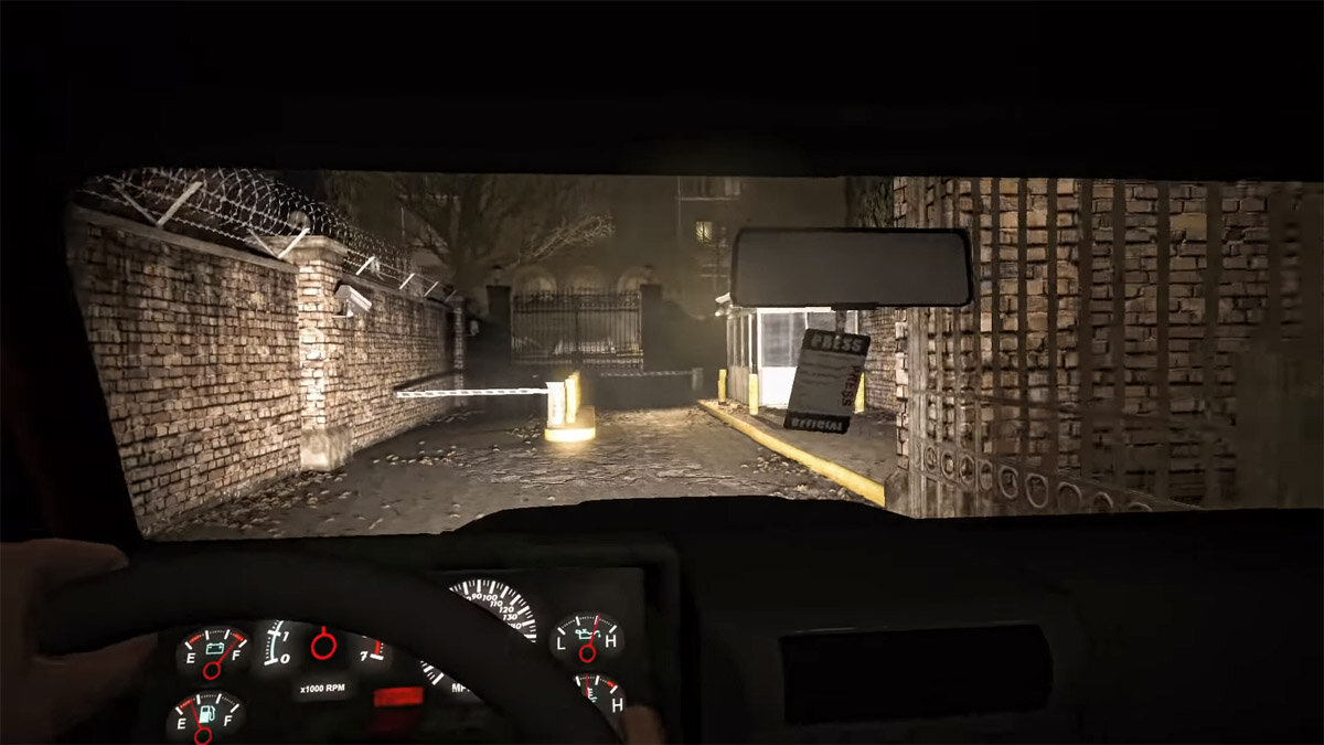 Скриншот из игры Outlast