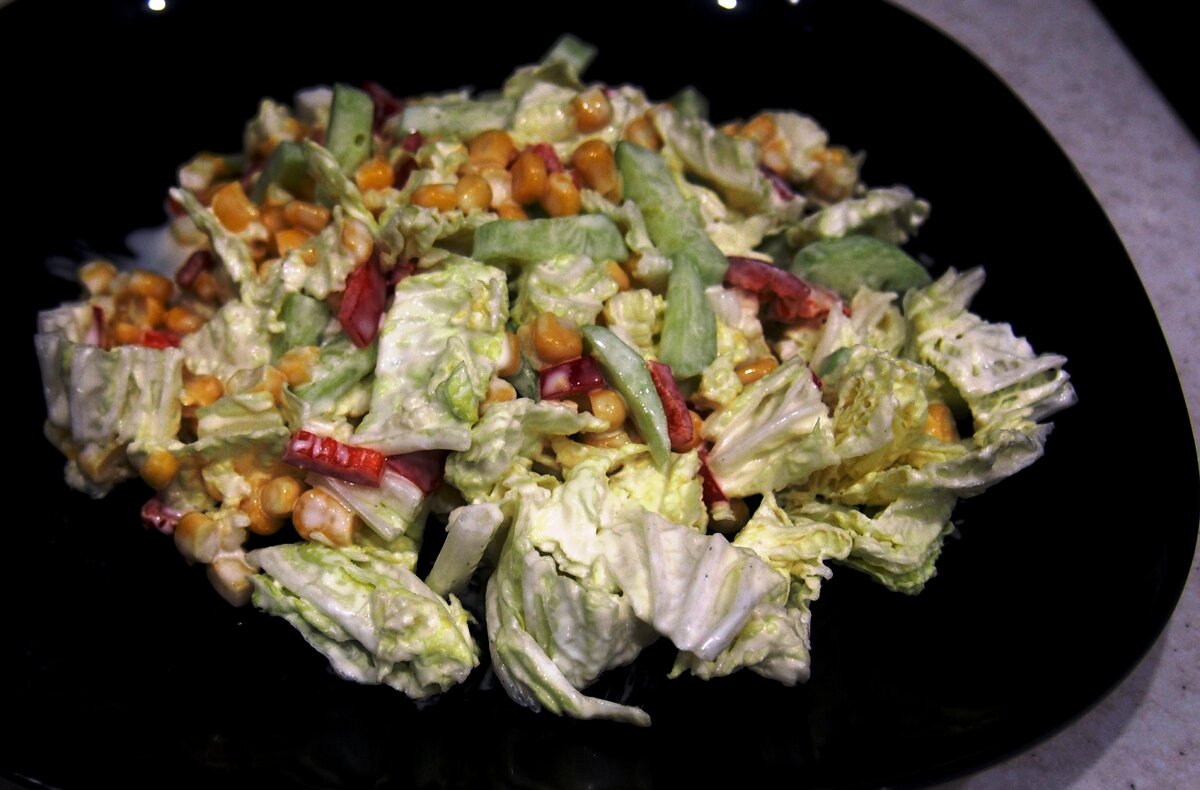 Легкий салат "Фантазия"