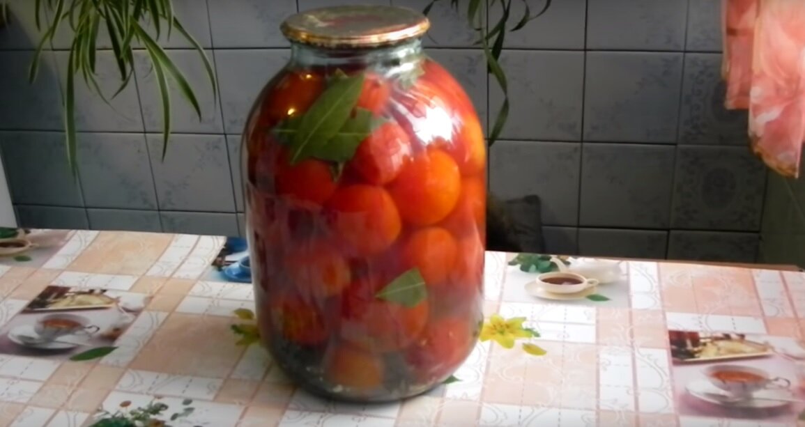 законсервированные помидорчики