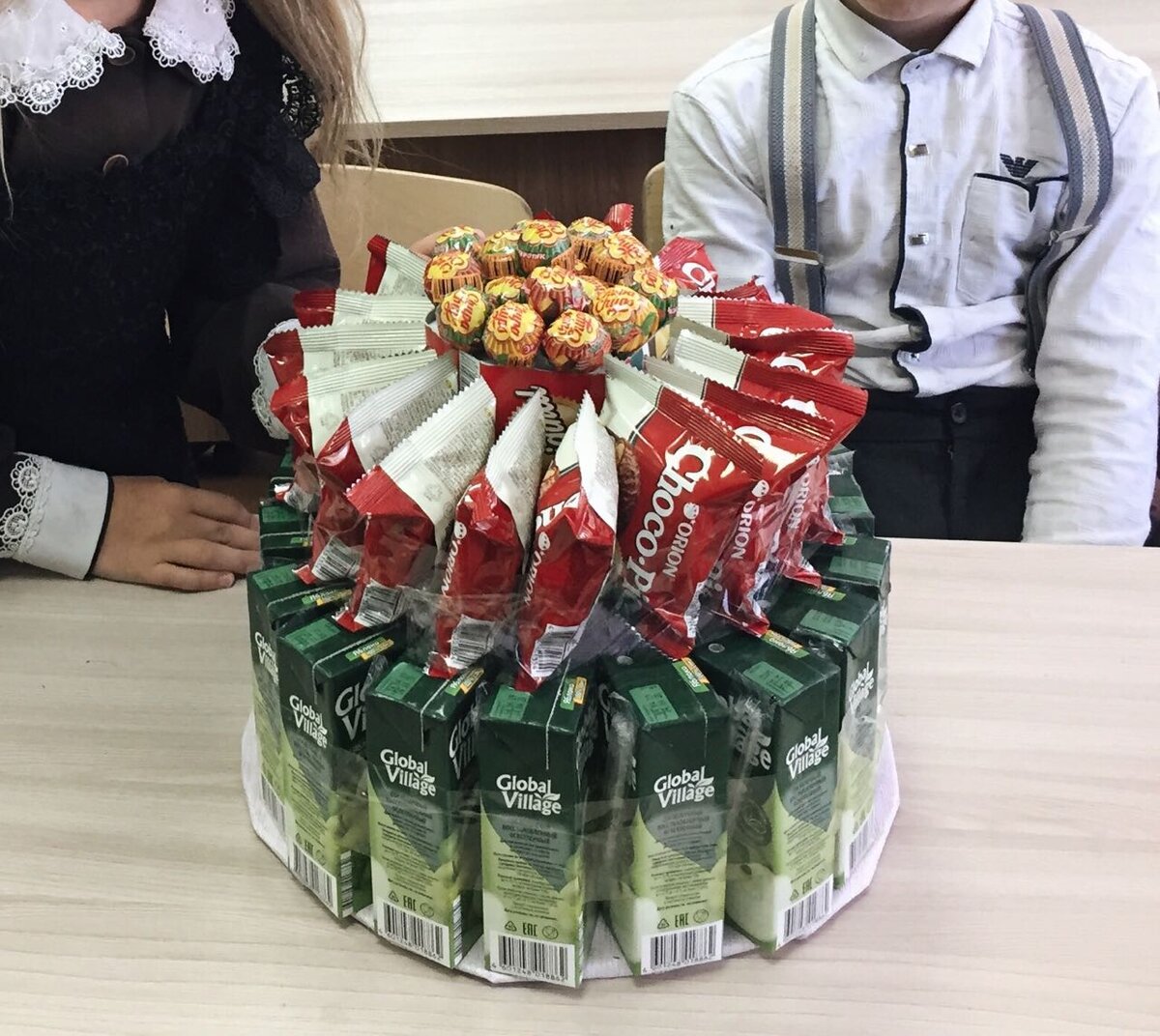 Новогодний торт из соков