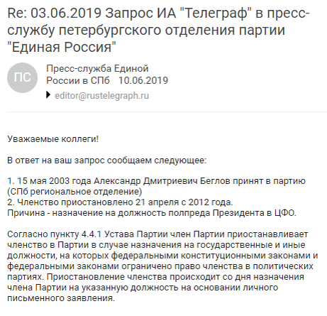 «Телеграфа»/Скрин