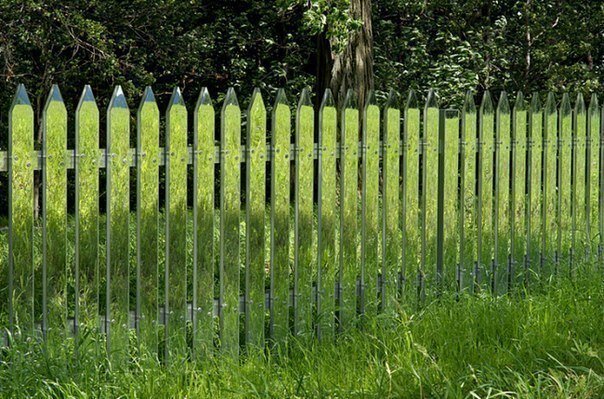 Хромированный забор!