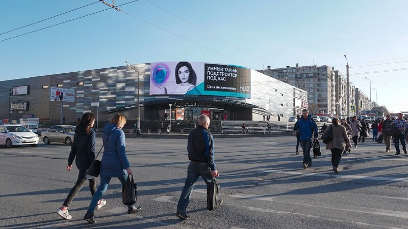 Аналитика рекламного места для медиафасада