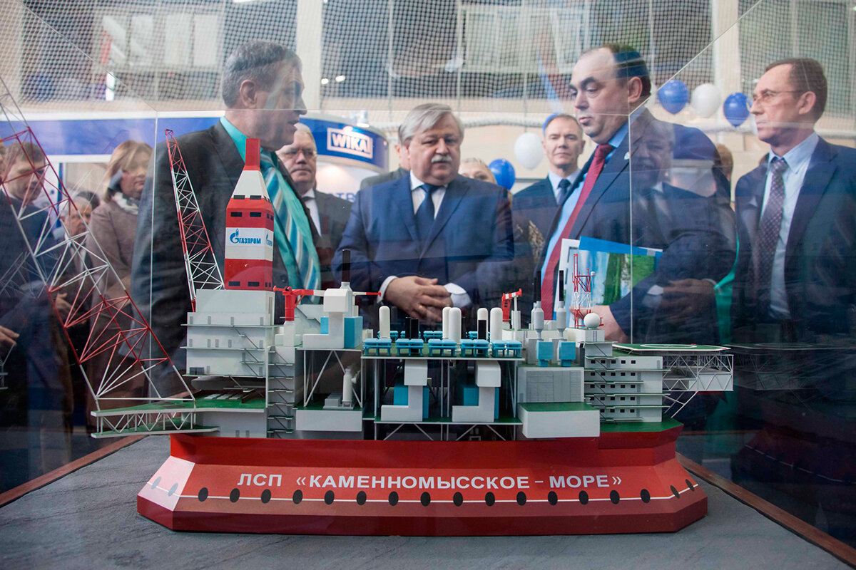 Макет ЛСП "Каменномысское-море" / Фото: "Газпром добыча Ямбург"