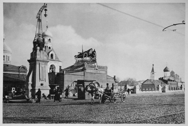Тверская застава. Кинохроника 1928 года