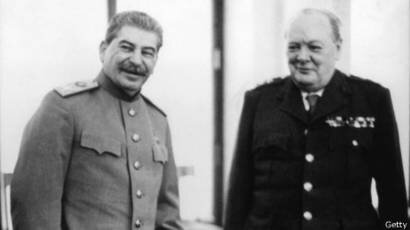 Первый визит Черчилля в Москву август 1942 года.