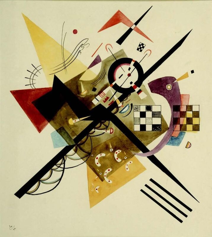 «Черный и фиолетовый», 1923 год