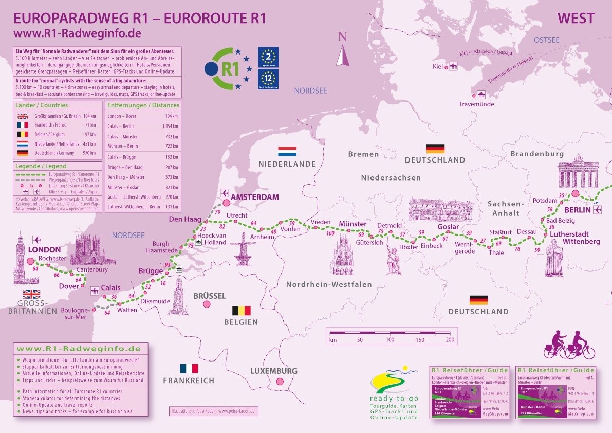 Третья версия маршрута Euroroute R1 