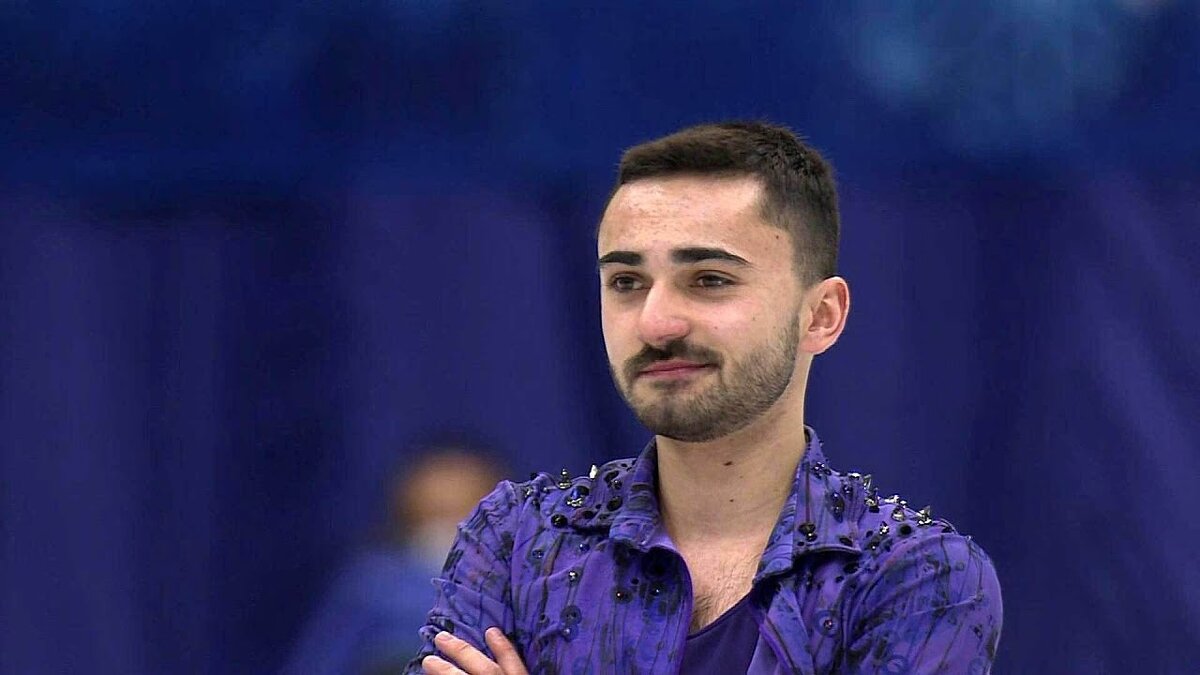 Кевин Аймоз, фигурист, неожиданно занявший третье место в короткой программе финала Гран-При. Фото из открытого источника.